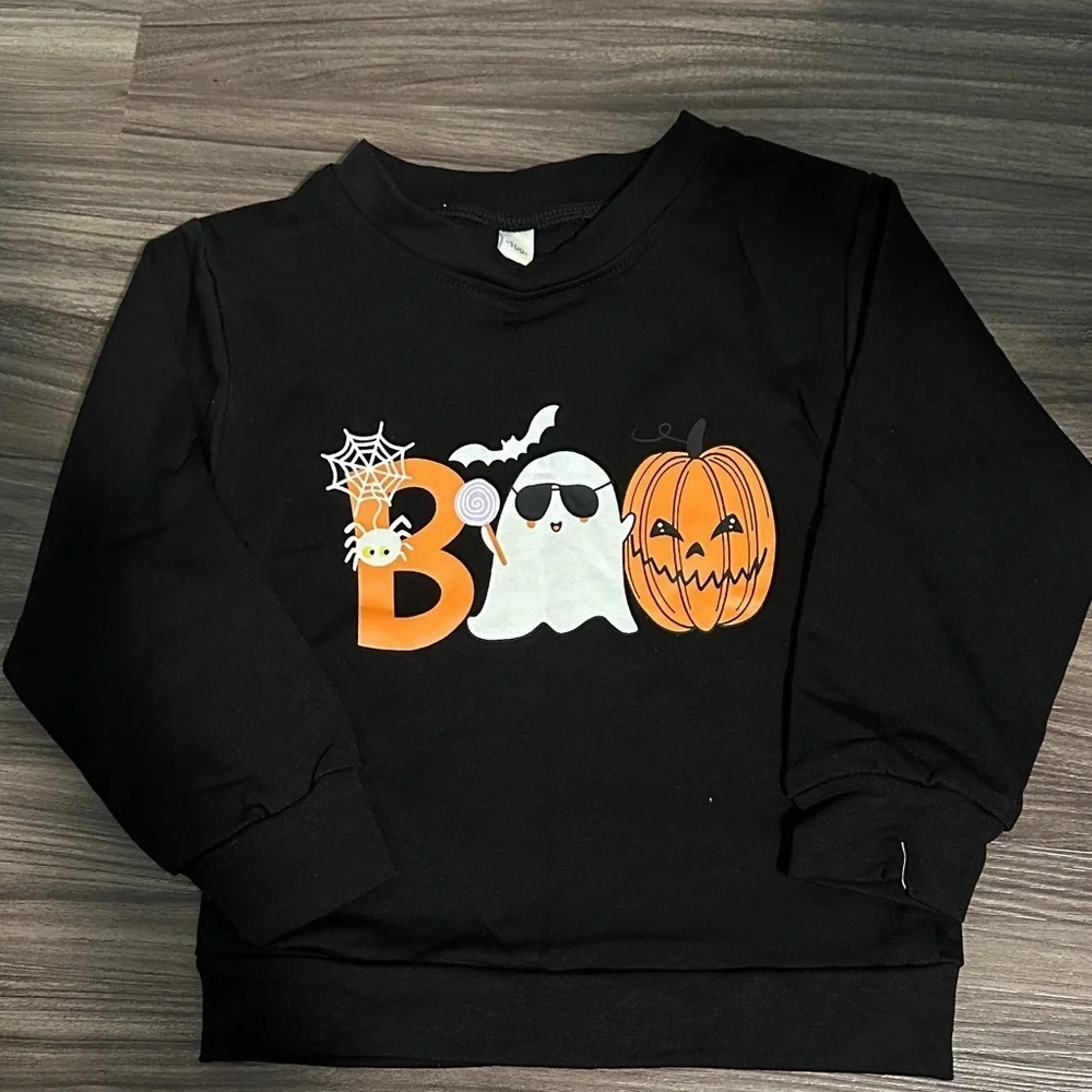 Spooky Boo Ghost and Pumpkin Kids Costume Set